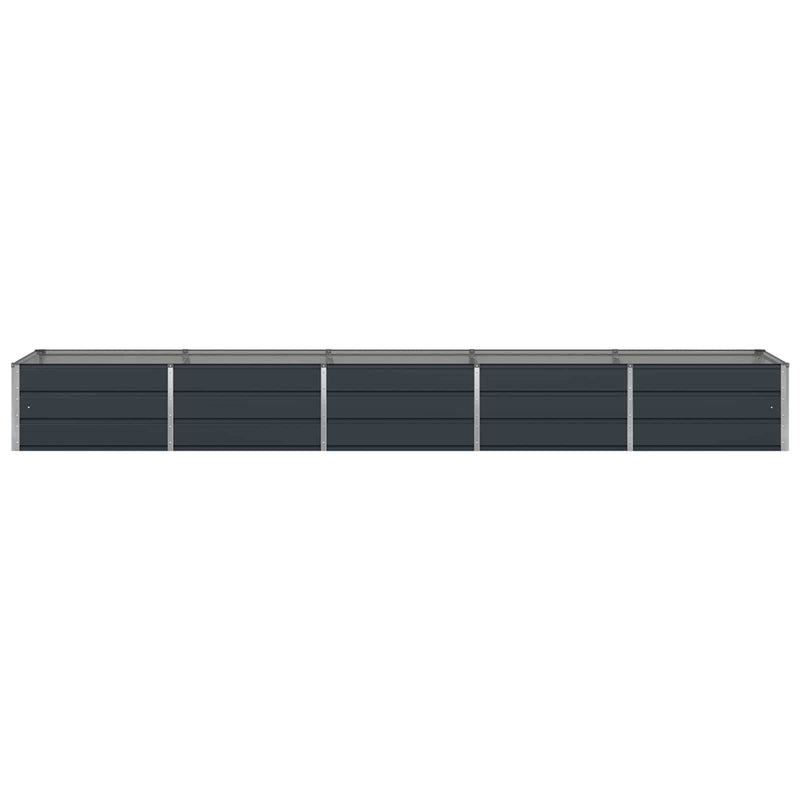 Planter Anthracite 400 x 80 x 45 cm Steel
