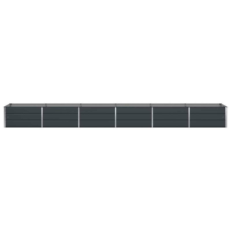 Planter Anthracite 480 x 80 x 45 cm Steel