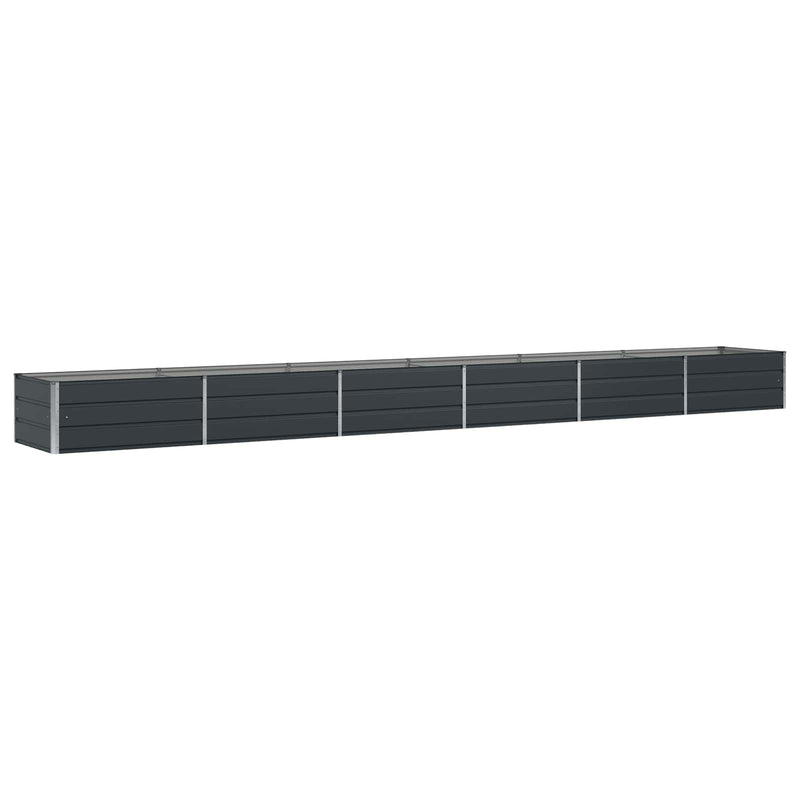 Planter Anthracite 600 x 80 x 45 cm Steel