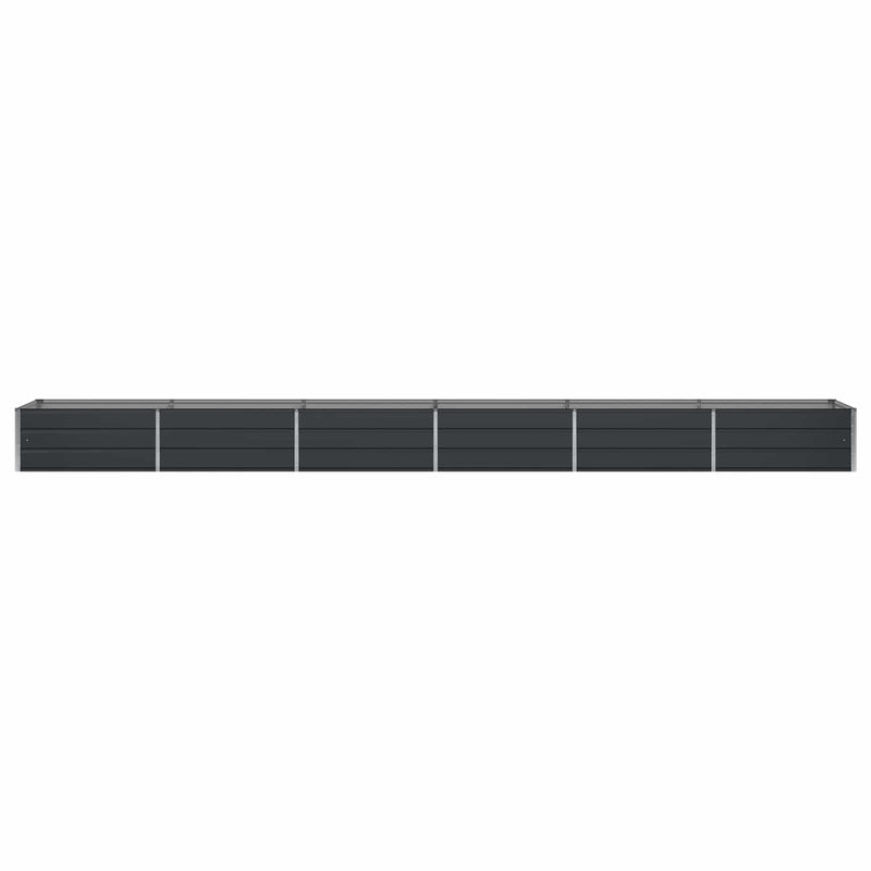 Planter Anthracite 600 x 80 x 45 cm Steel