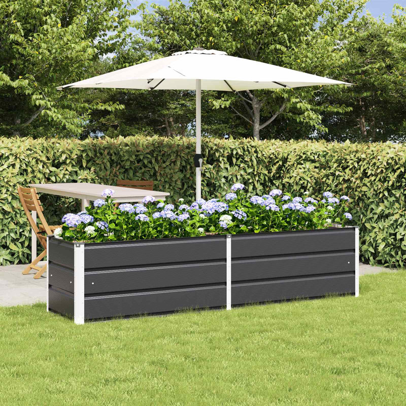 Planter Anthracite 480 x 50 x 45 cm Galvanised Steel
