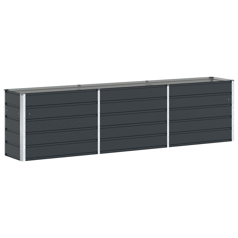 Planter Anthracite 480 x 50 x 45 cm Galvanised Steel