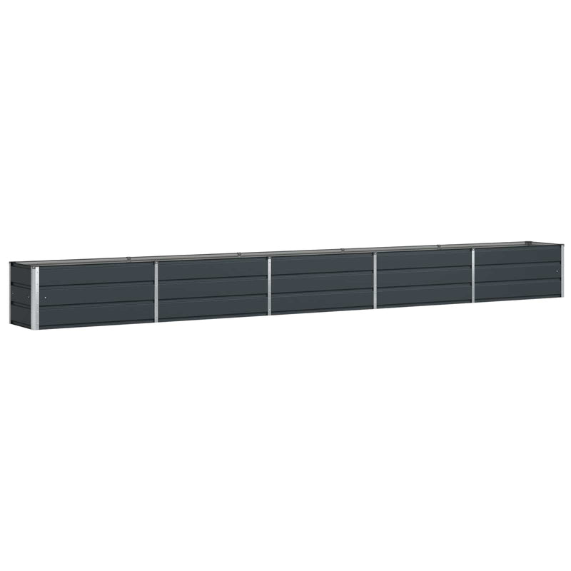 Planter Anthracite 480 x 50 x 45 cm Galvanised Steel
