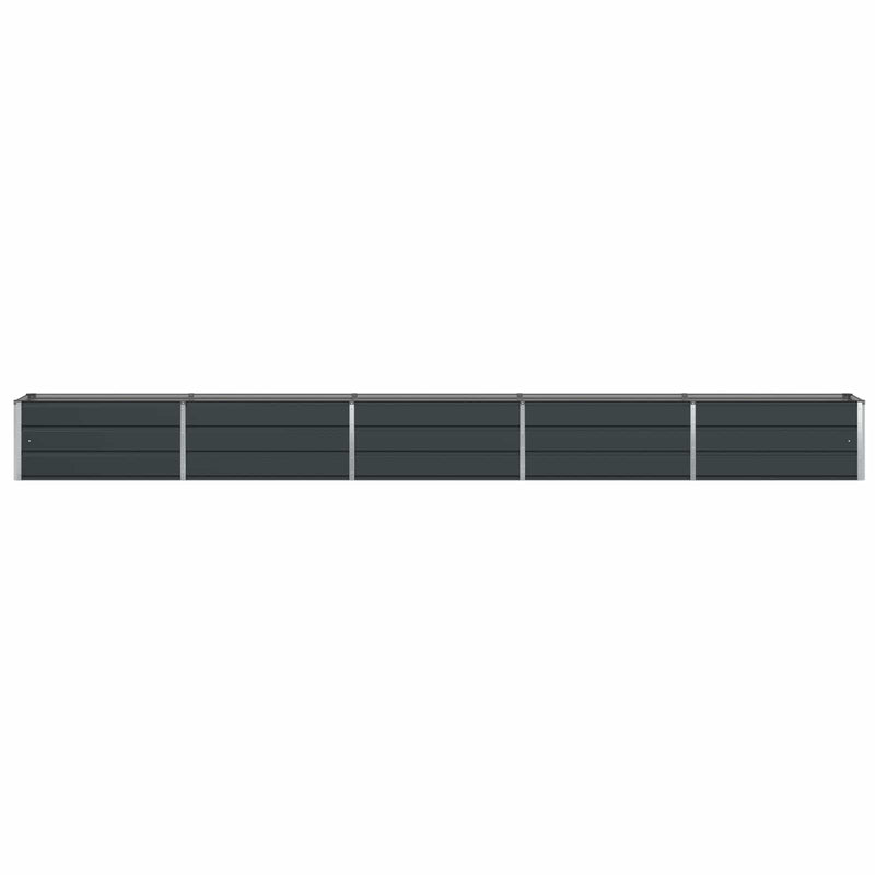 Planter Anthracite 480 x 50 x 45 cm Galvanised Steel
