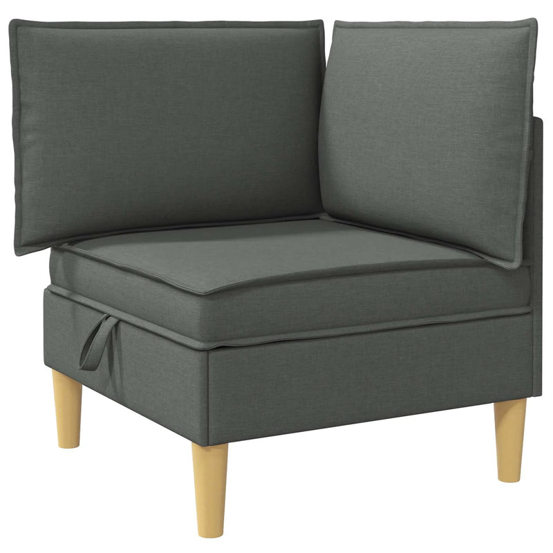 Storage Ottoman Dark Grey