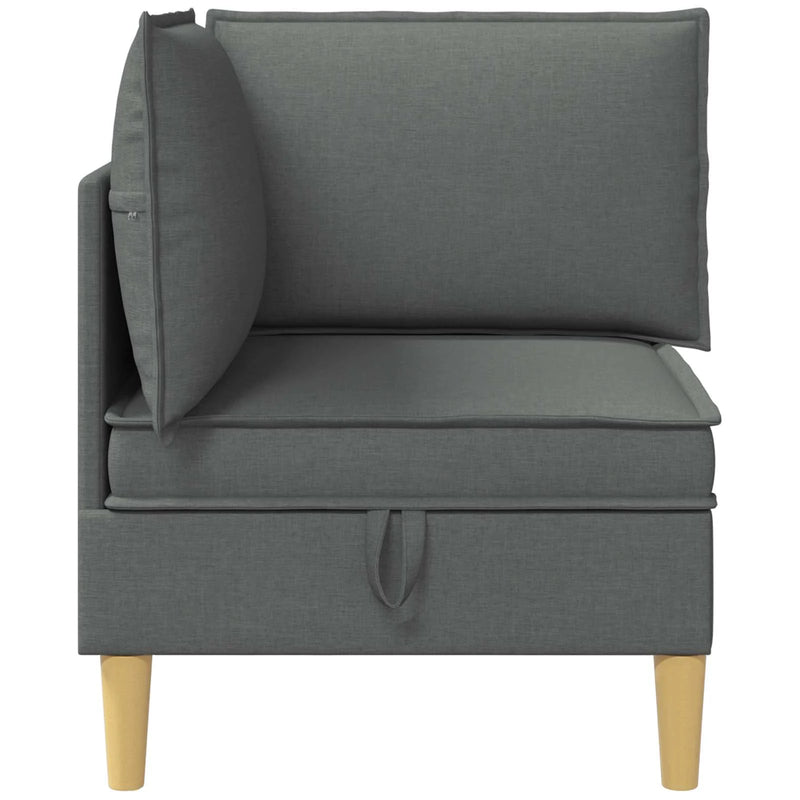 Storage Ottoman Dark Grey