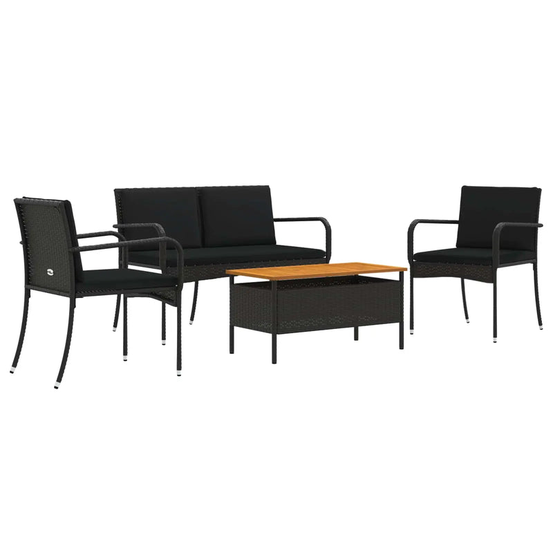 Garden set with Cushion steel