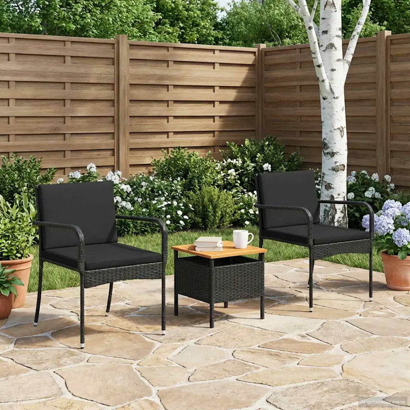 Garden set with Cushion steel
