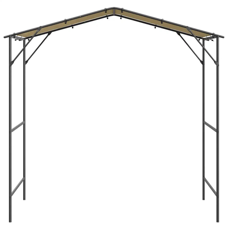BBQ Gazebo 239.5 x 148 x 233.5 cm Cream