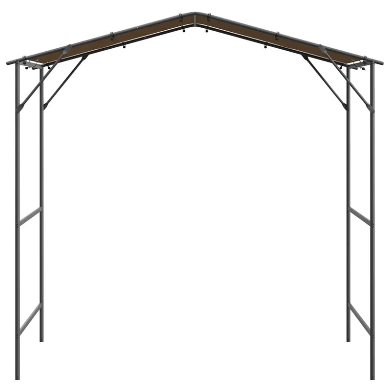 BBQ Gazebo 239.5 x 148 x 233.5 cm Taupe