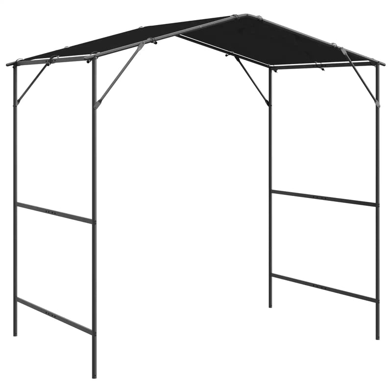 BBQ Gazebo 239.5 x 148 x 233.5 cm Black