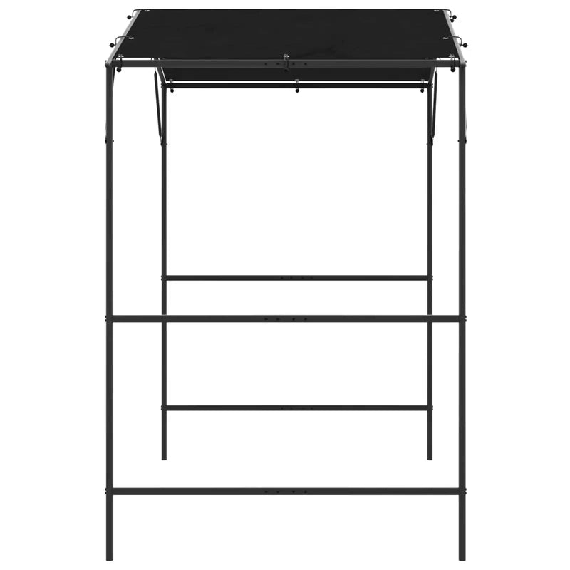 BBQ Gazebo 239.5 x 148 x 233.5 cm Black