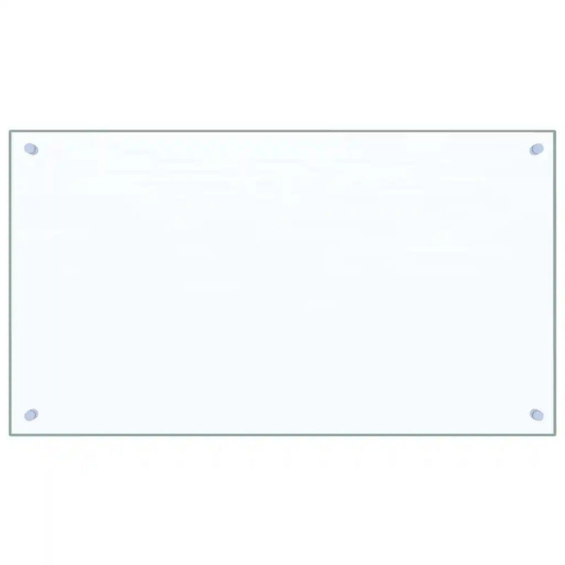 Kitchen Backsplash 2 pcs Transparent 90 x 50 cm Tempered Glass