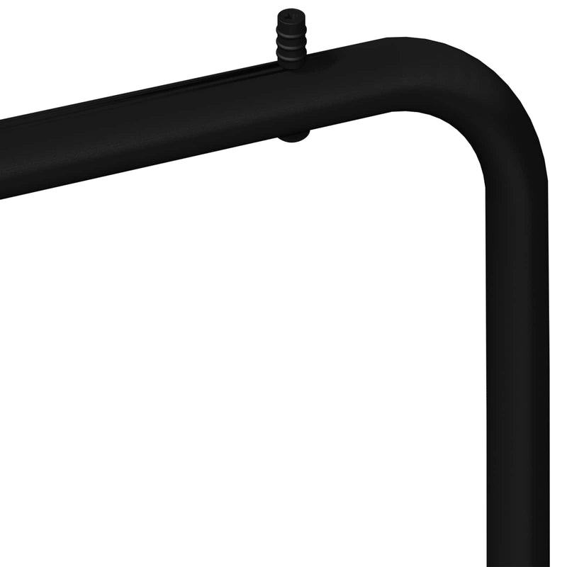 vidaXL Clothes Rack with Storage White and Black 113 x 40 x 157.5 cm