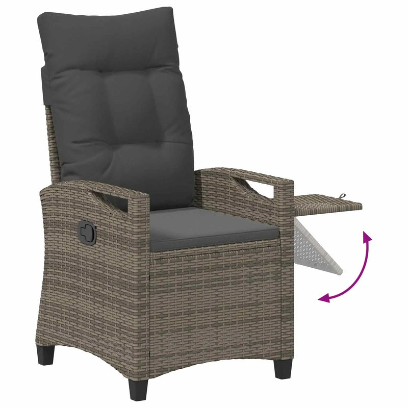 Reclining Garden Chairs 56 x 60 x 112 cm steel