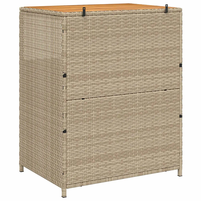 Cabinet Beige 70 x 50 x 87 cm Polyester and Roly Rattan