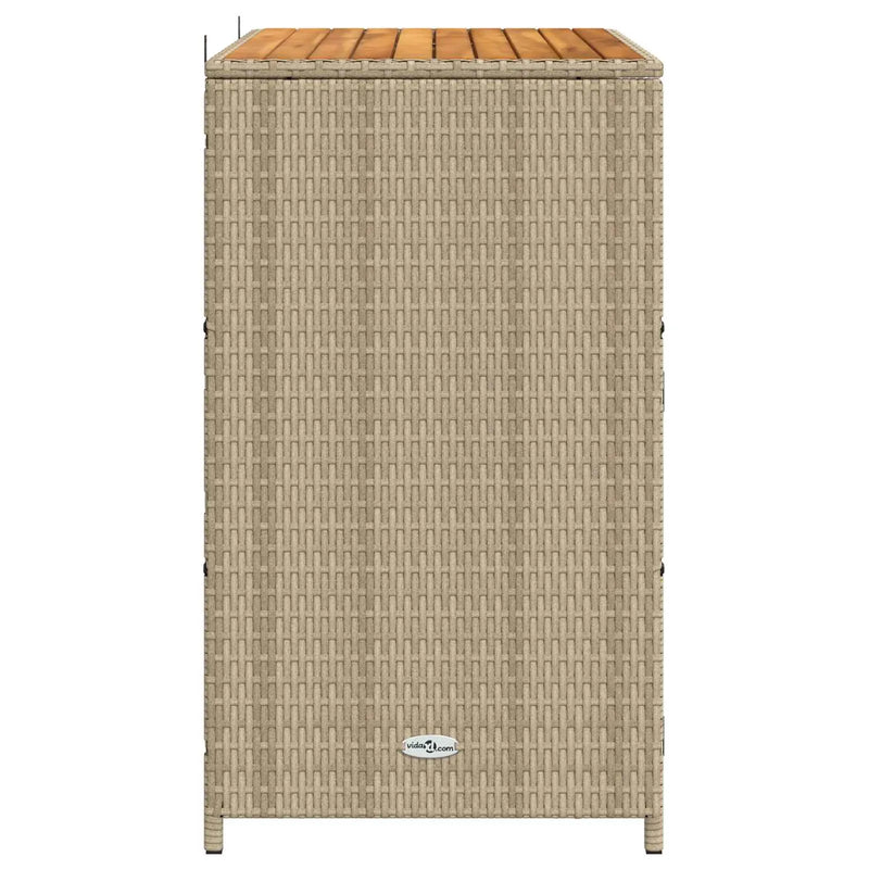 Cabinet Beige 70 x 50 x 87 cm Polyester and Roly Rattan