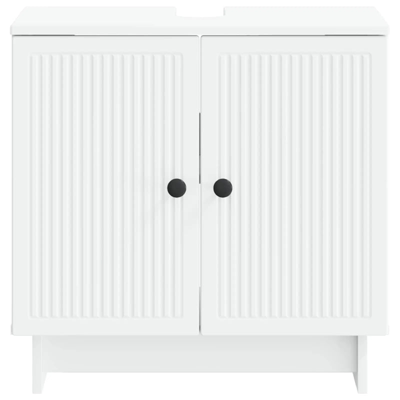 Bathroom Sink Cabinet UTRECHT White 59.5 x 31.5 x 59 cm