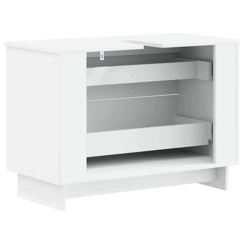 Bathroom Sink Cabinet EDE White 82 x 41 x 59 cm Engineered Wood