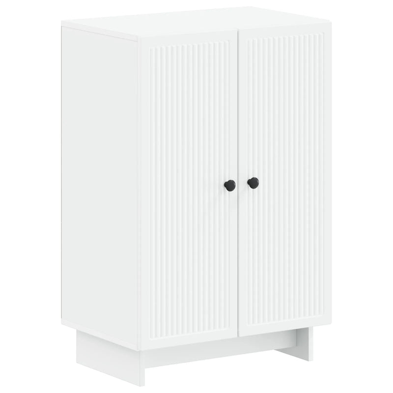 Shoe Cabinet EDE 59.5 x 39.5 x 90 cm Engineered Wood White