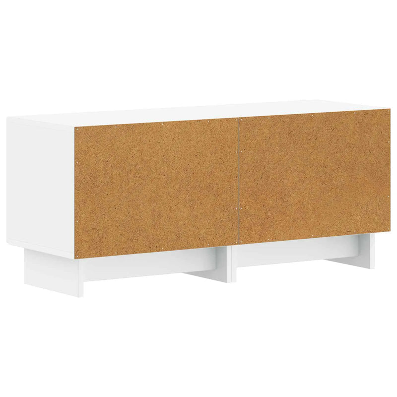 TV Cabinet White Engineered Wood