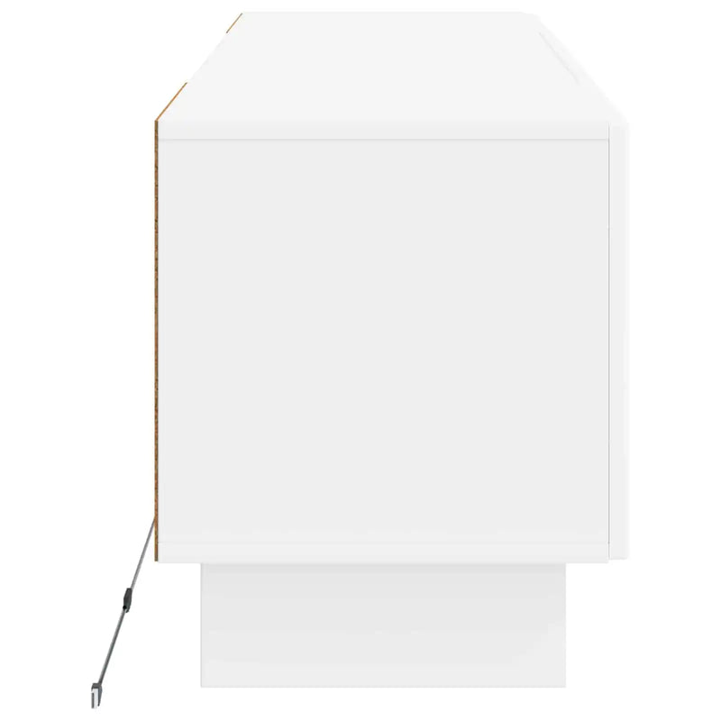 LED TV Cabinet White Engineered Wood