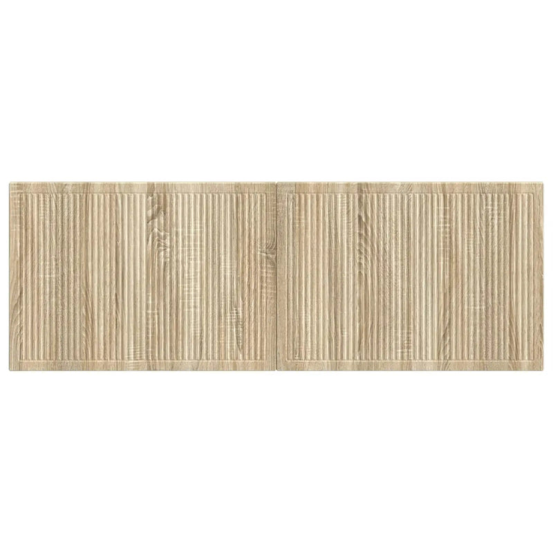 Wall-Mounted Headboard EDE Sonoma Oak Engineered Wood