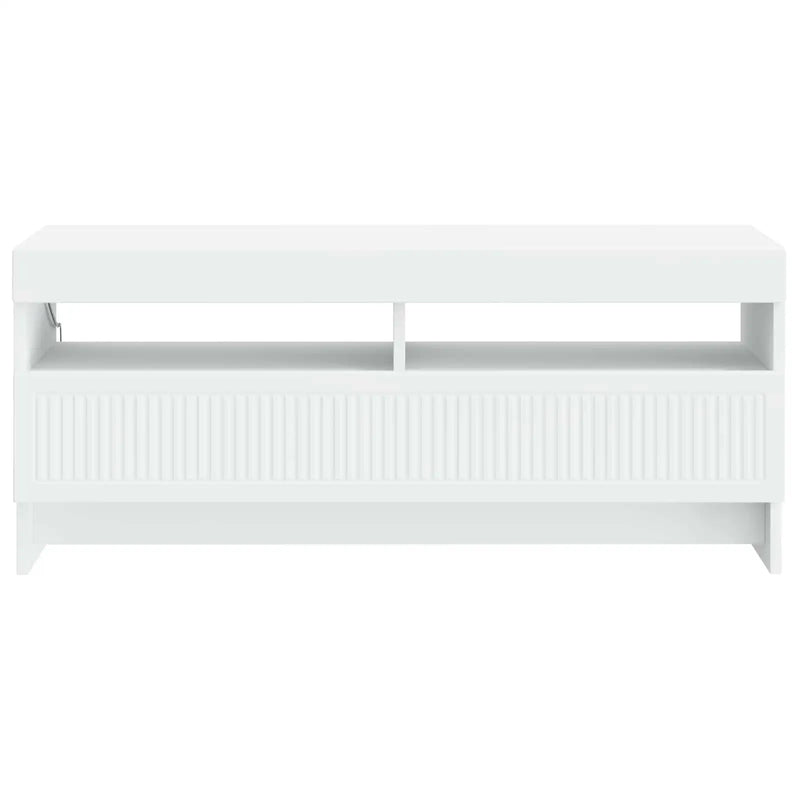 LED TV Cabinet White Engineered Wood