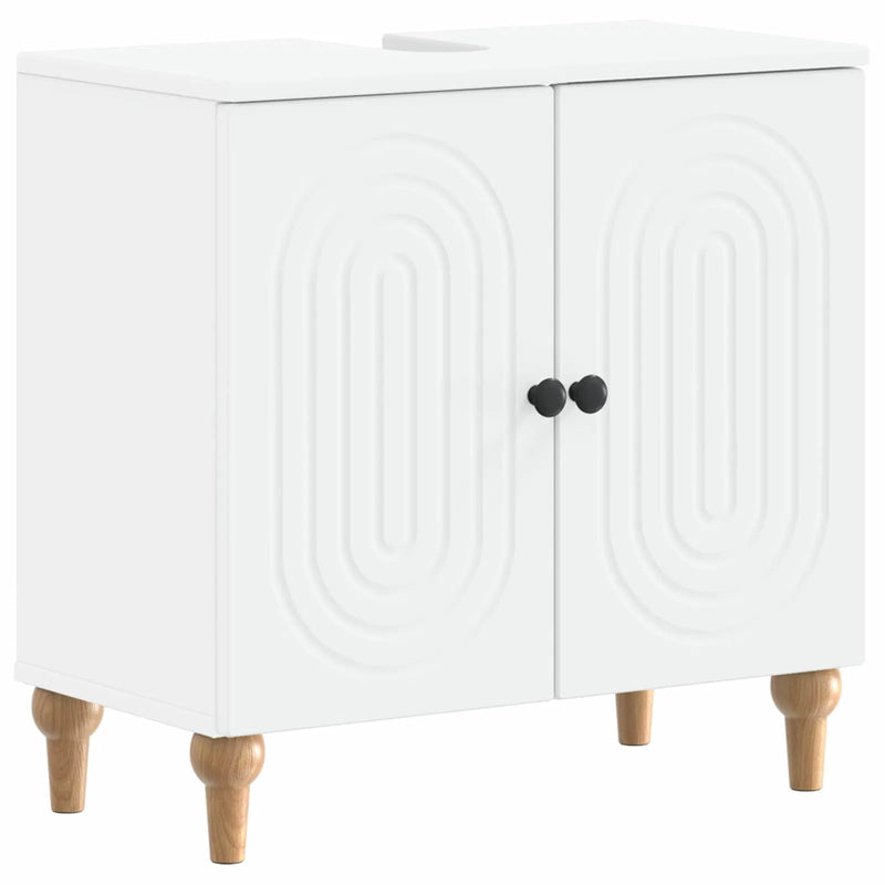 Bathroom Sink Cabinet ALKMAAR White 59.5 x 31.5 x 59 cm