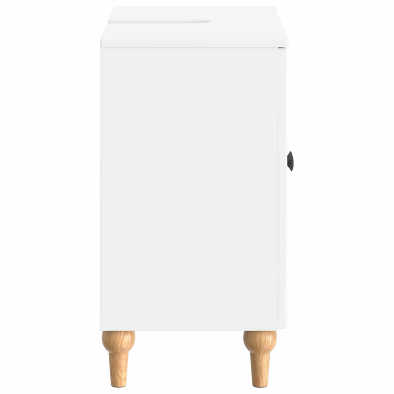 Bathroom Sink Cabinet ALKMAAR White 59.5 x 31.5 x 59 cm