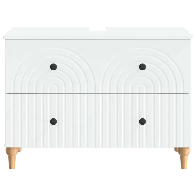 Bathroom Sink Cabinet ALKMAAR White 82 x 41 x 59 cm