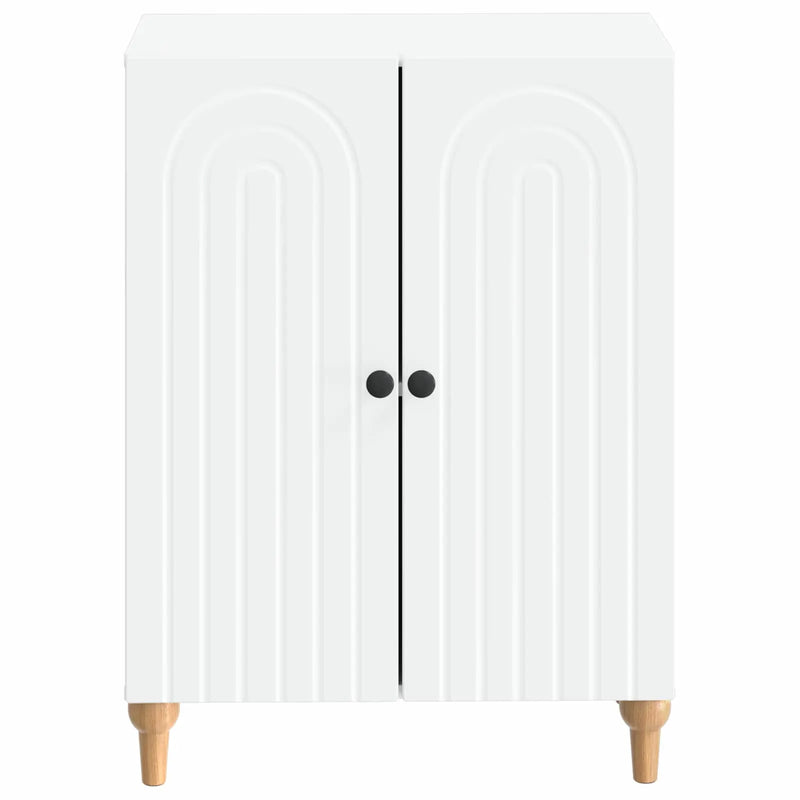 Bathroom Storage Cabinet ALKMAAR White 59.5 x 31 x 80 cm