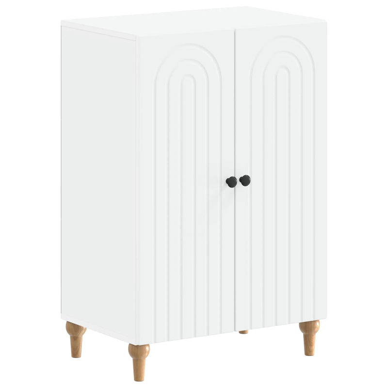 Shoe Cabinet ALKMAAR 59.5 x 39.5 x 90 cm Engineered Wood White