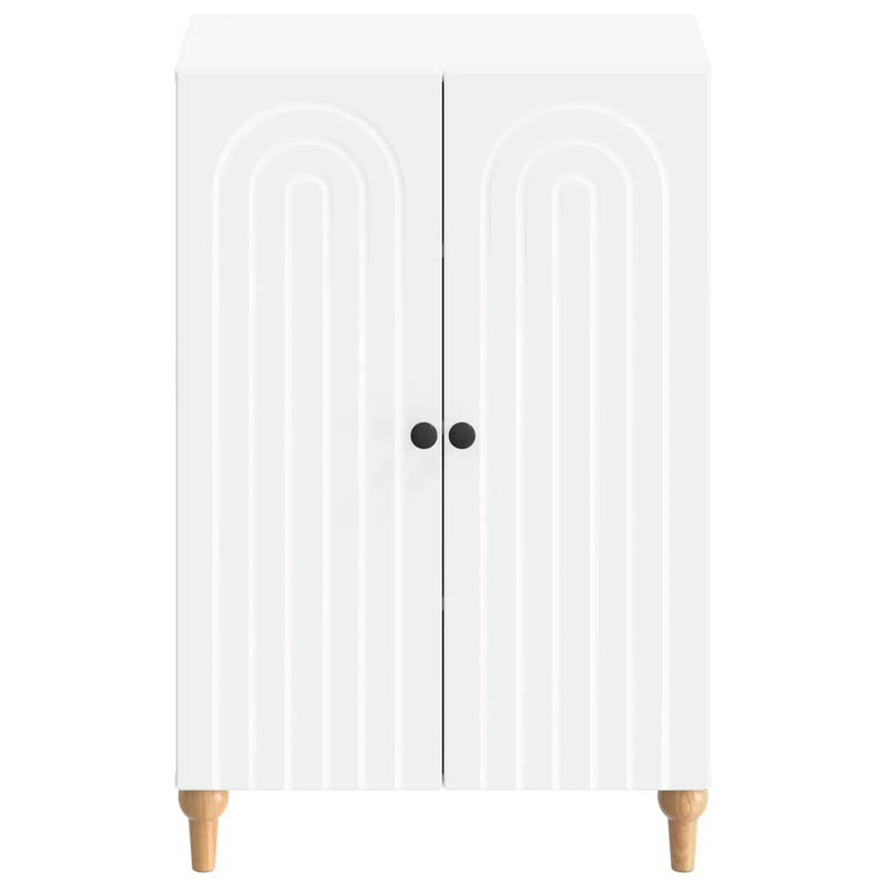 Shoe Cabinet ALKMAAR 59.5 x 39.5 x 90 cm Engineered Wood White