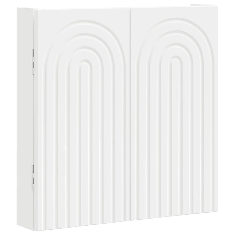 Dartboard Cabinet ALKMAAR White 52.5 x 10.5 x 53.5 cm