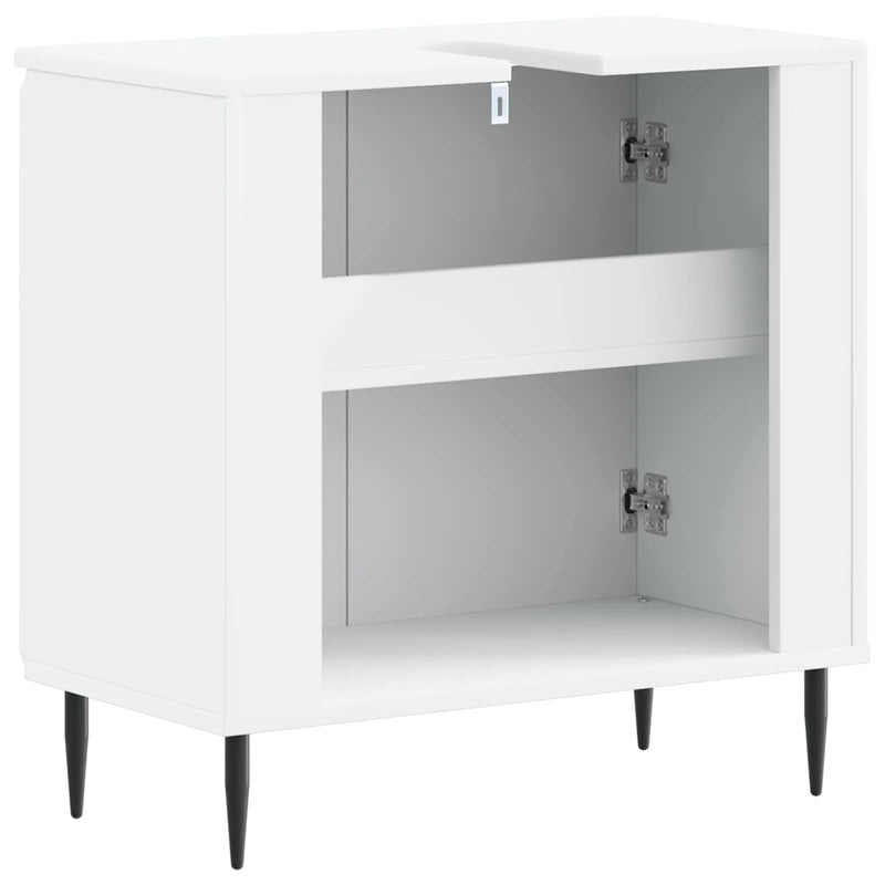 Bathroom Sink Cabinet ZWOLLE White 59.5 x 31.5 x 59 cm