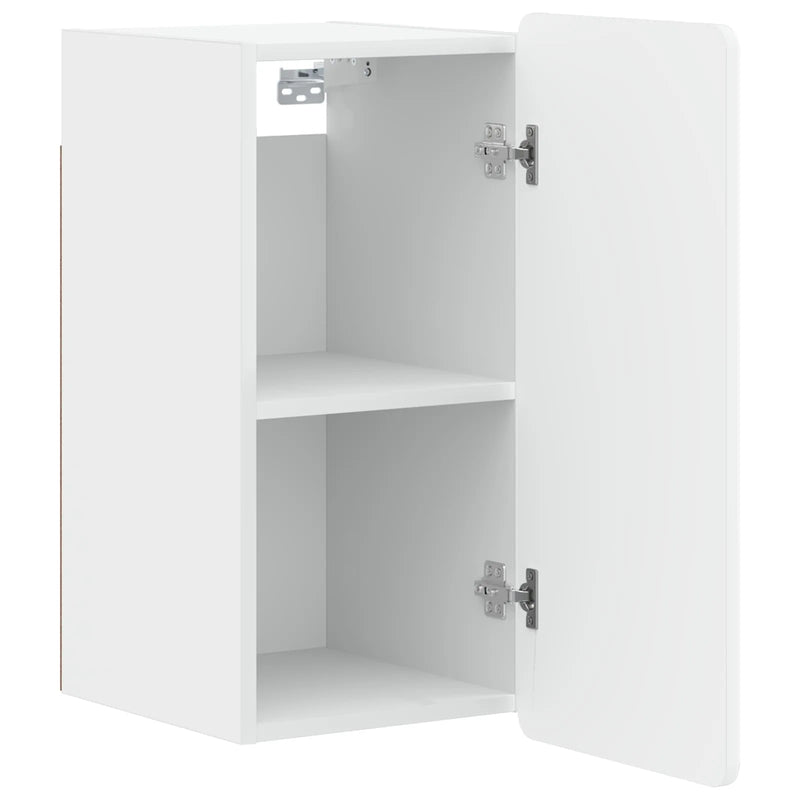 Bathroom Wall Cabinet ZWOLLE White 30 x 31 x 63 cm