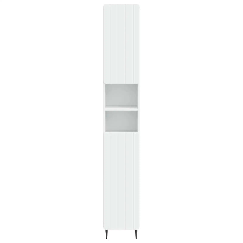 Bathroom Cabinet with Open Shelf ZWOLLE White
