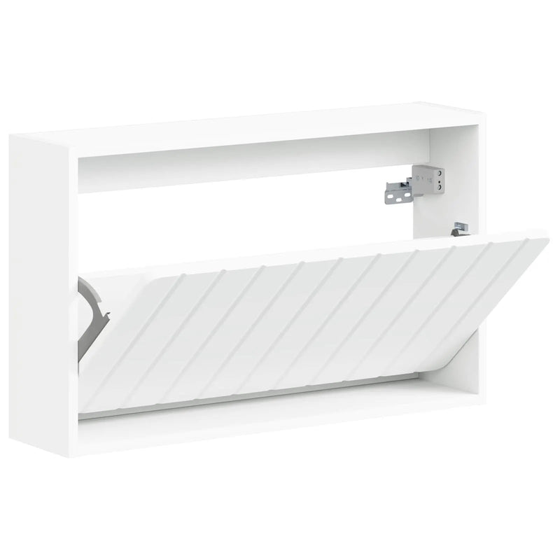 Wall-Mounted Shoe Cabinet ZWOLLE 71 x 17 x 43 cm White