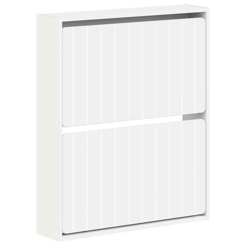 Wall-Mounted Shoe Cabinet ZWOLLE 71 x 17 x 86 cm White