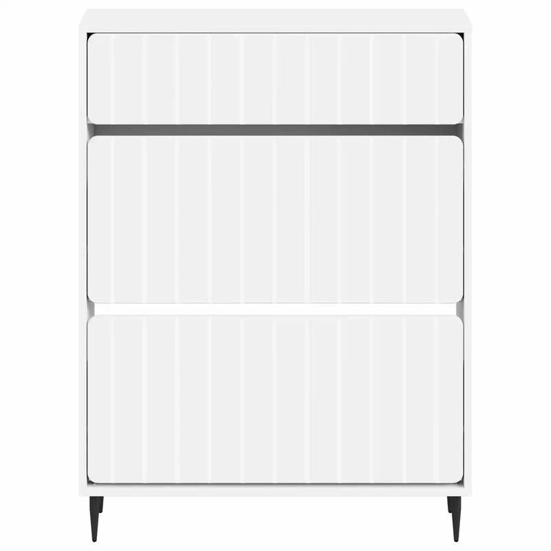 Shoe Cabinet ZWOLLE 78 x 24 x 103 cm Engineered Wood White