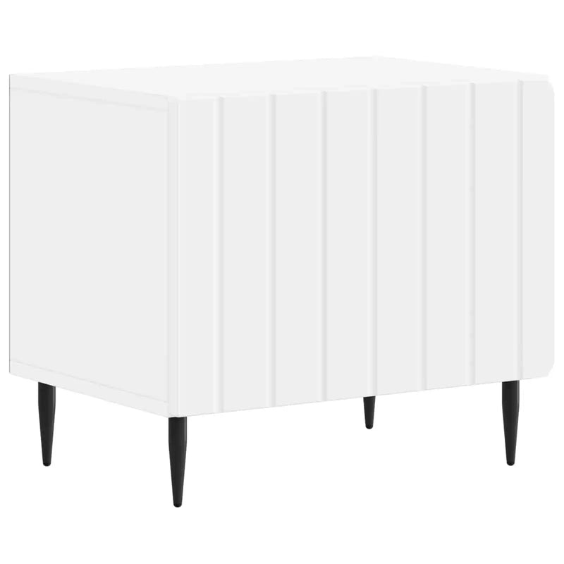TV Cabinet White Engineered Wood