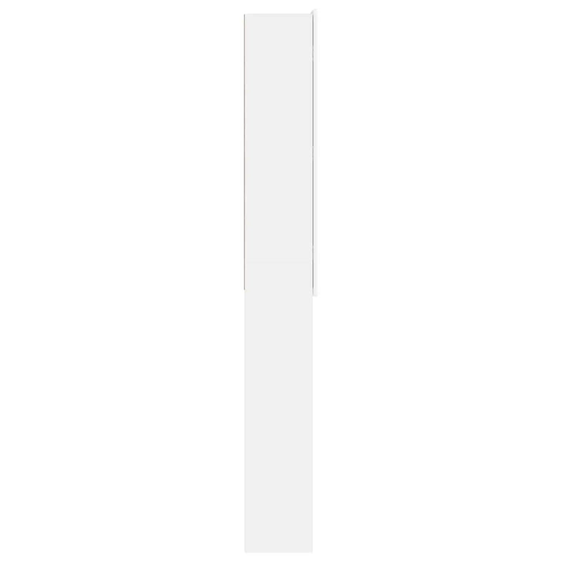 Toilet Cabinet ZWOLLE White 66 x 25.5 x 190 cm Engineered Wood