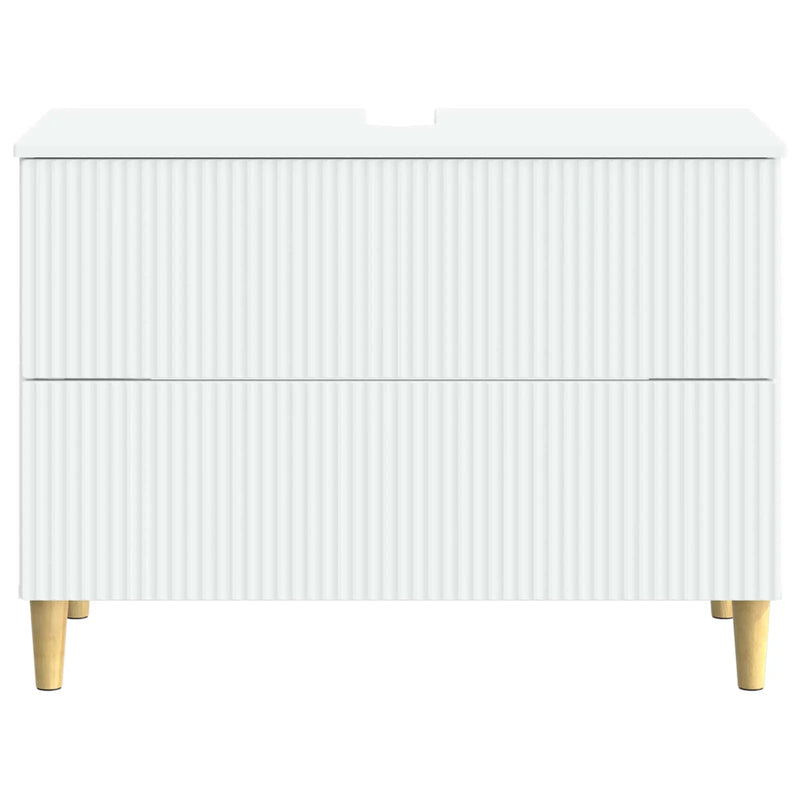 Bathroom Sink Cabinet ARNHEM White 82 x 41 x 59 cm