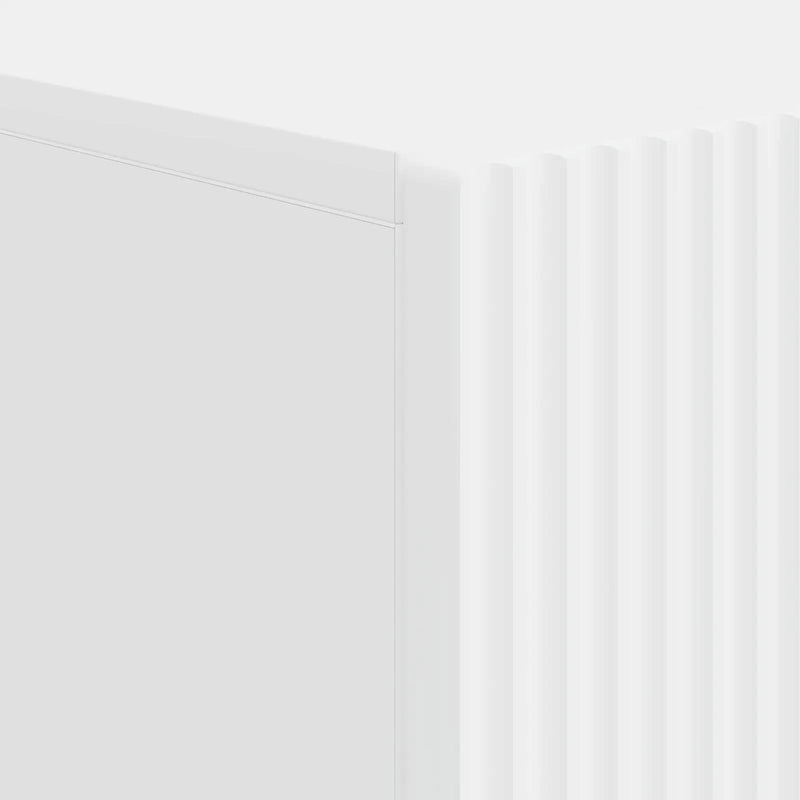 Bathroom Cabinet with Open Shelf ARNHEM White 30 x 31 x 190 cm