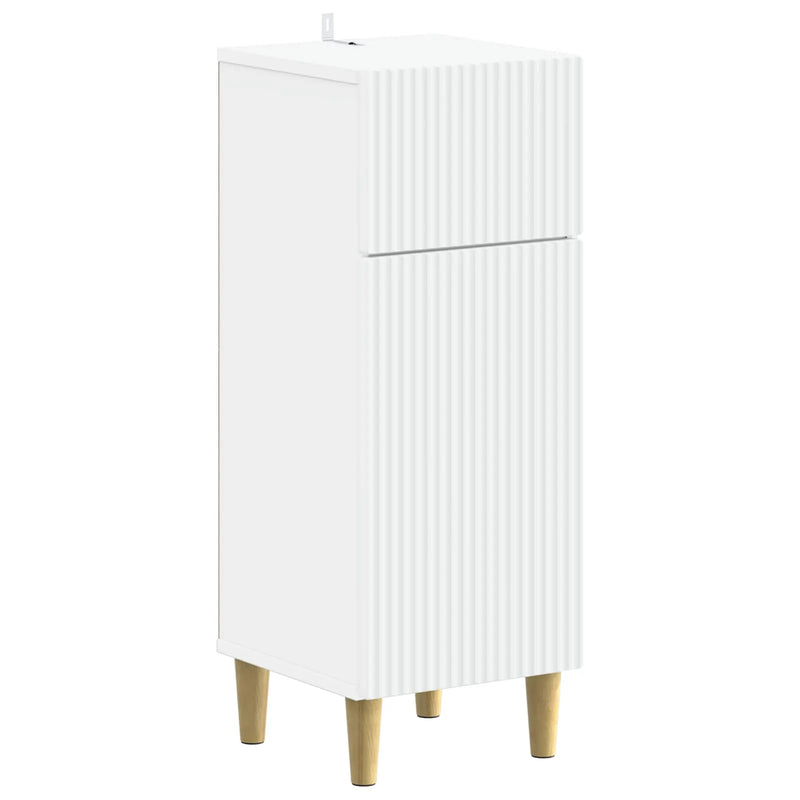 Bathroom Storage Cabinet ARNHEM White 30 x 31 x 80 cm