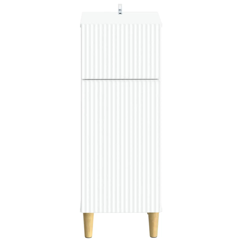 Bathroom Storage Cabinet ARNHEM White 30 x 31 x 80 cm