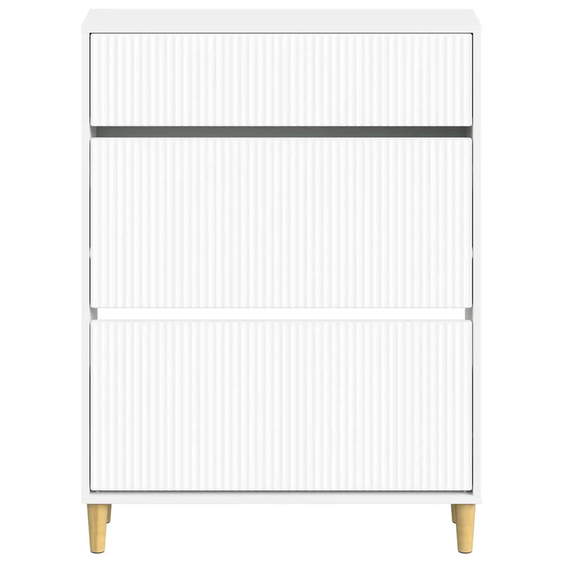 Shoe Cabinet ARNHEM 78 x 24 x 103 cm Engineered Wood White