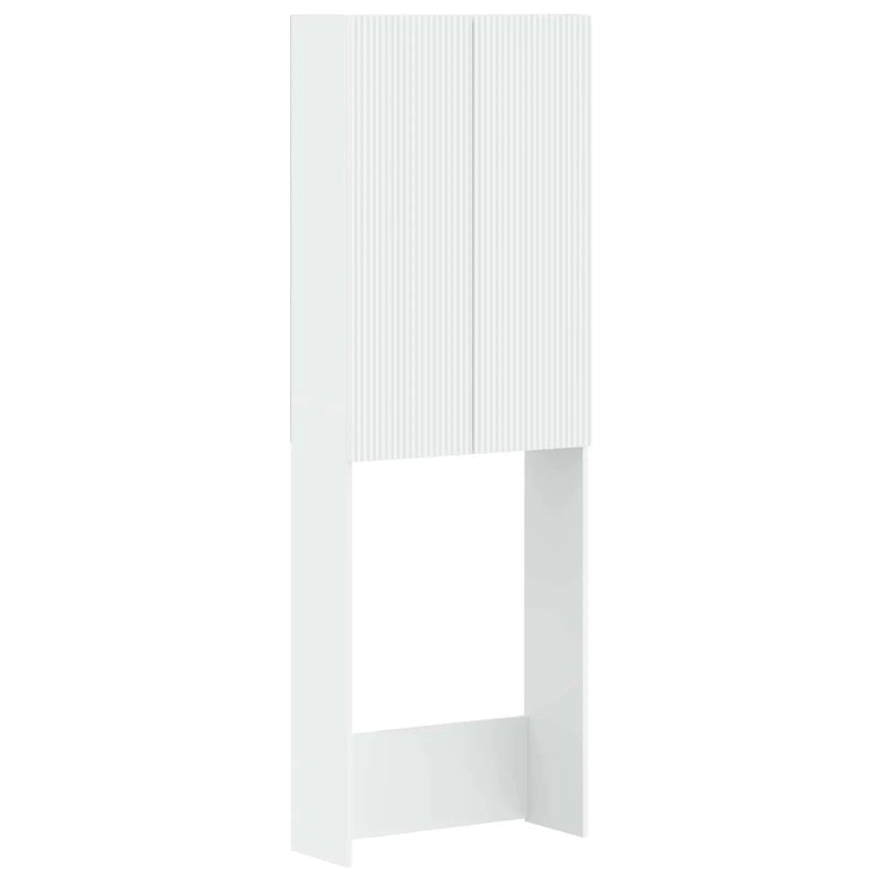 Toilet Cabinet ARNHEM White 66 x 25.5 x 190 cm Engineered Wood