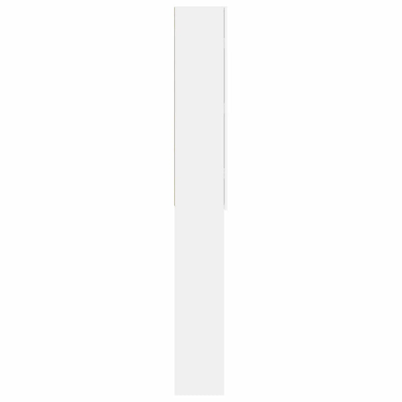 Toilet Cabinet ARNHEM White 66 x 25.5 x 190 cm Engineered Wood